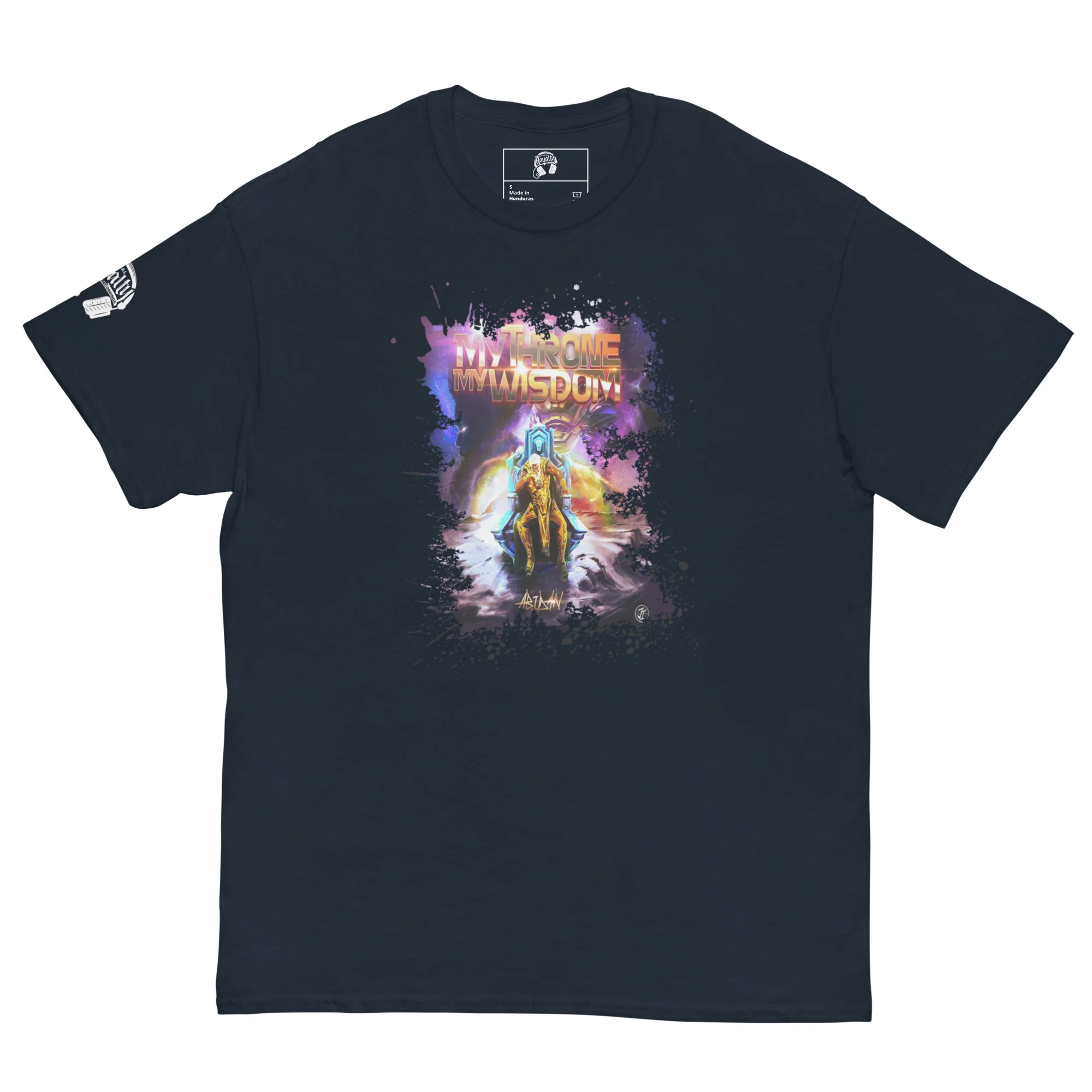 ABIDAN'S ALBUM - MY THRONE MY WISDOM T-SHIRT (MULTI-COLOR) - Image 3