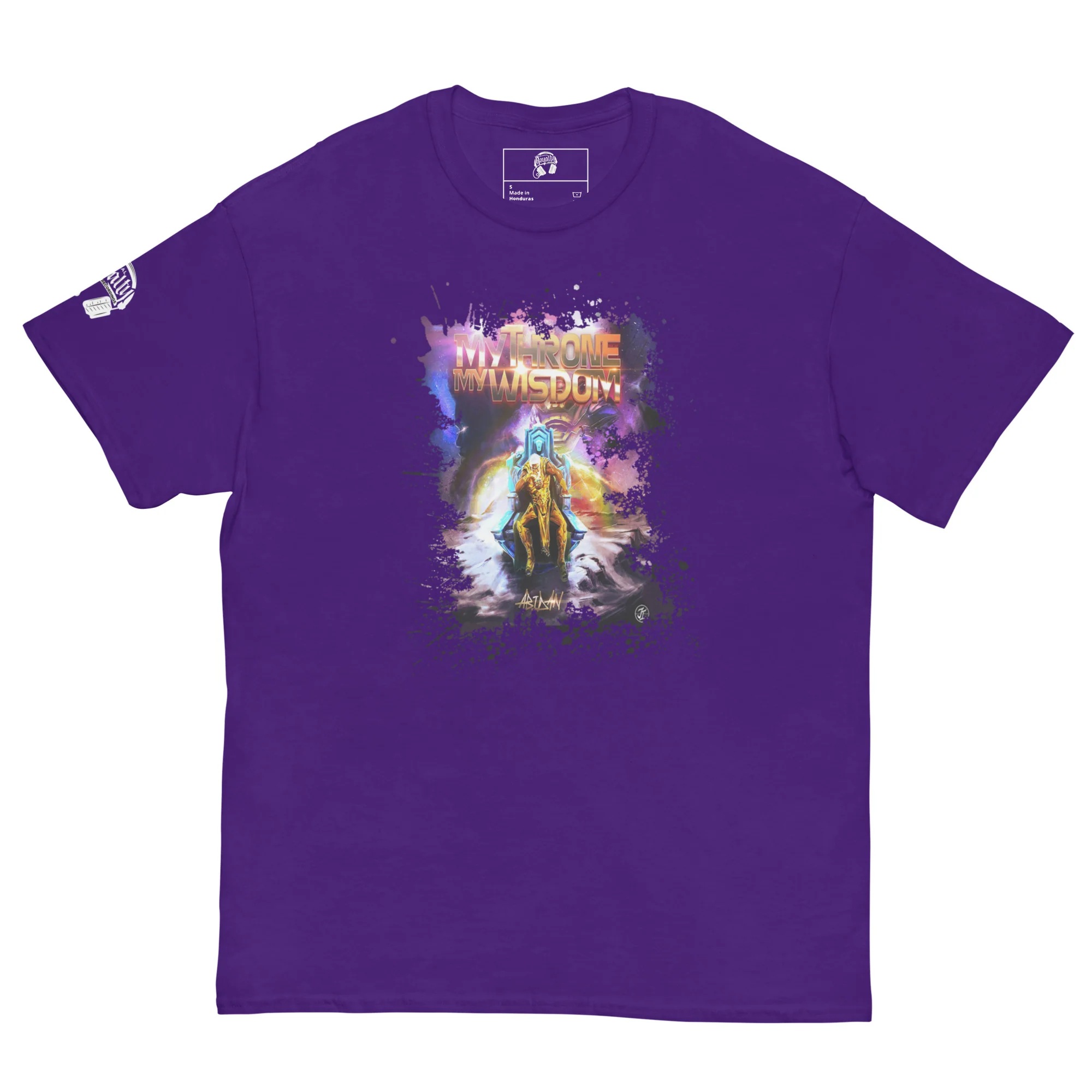 ABIDAN'S ALBUM - MY THRONE MY WISDOM T-SHIRT (MULTI-COLOR) - Image 4