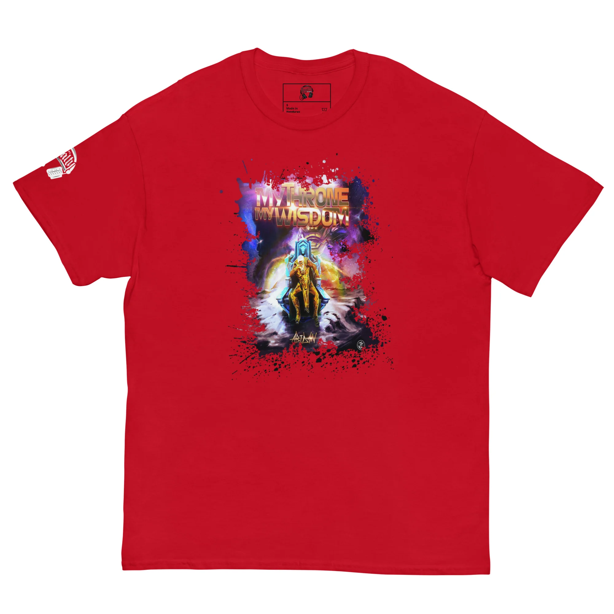 ABIDAN'S ALBUM - MY THRONE MY WISDOM T-SHIRT (MULTI-COLOR) - Image 5