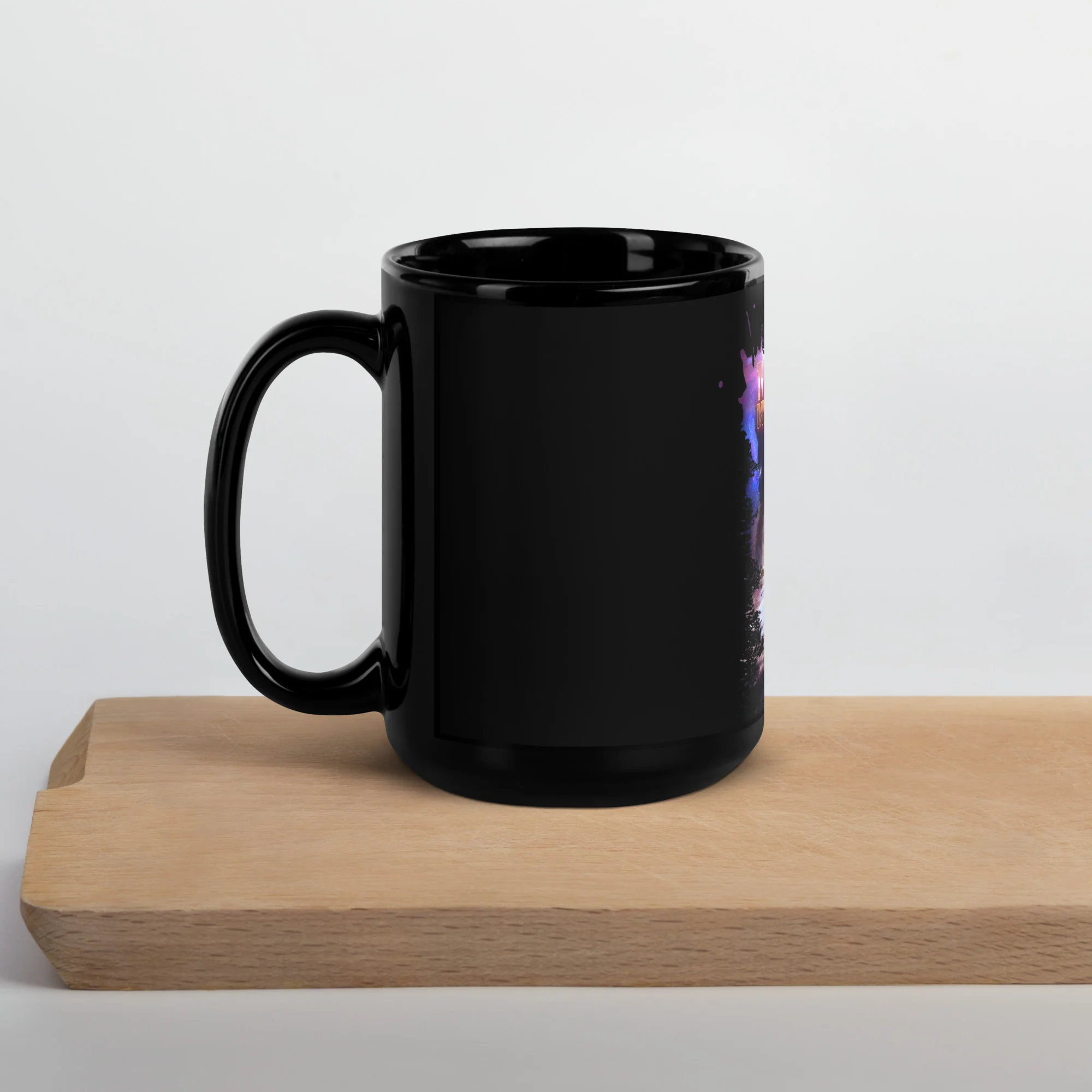 ABIDAN'S ALBUM - MY THRONE MY WISDOM - BLACK GLOSSY MUG - Image 5