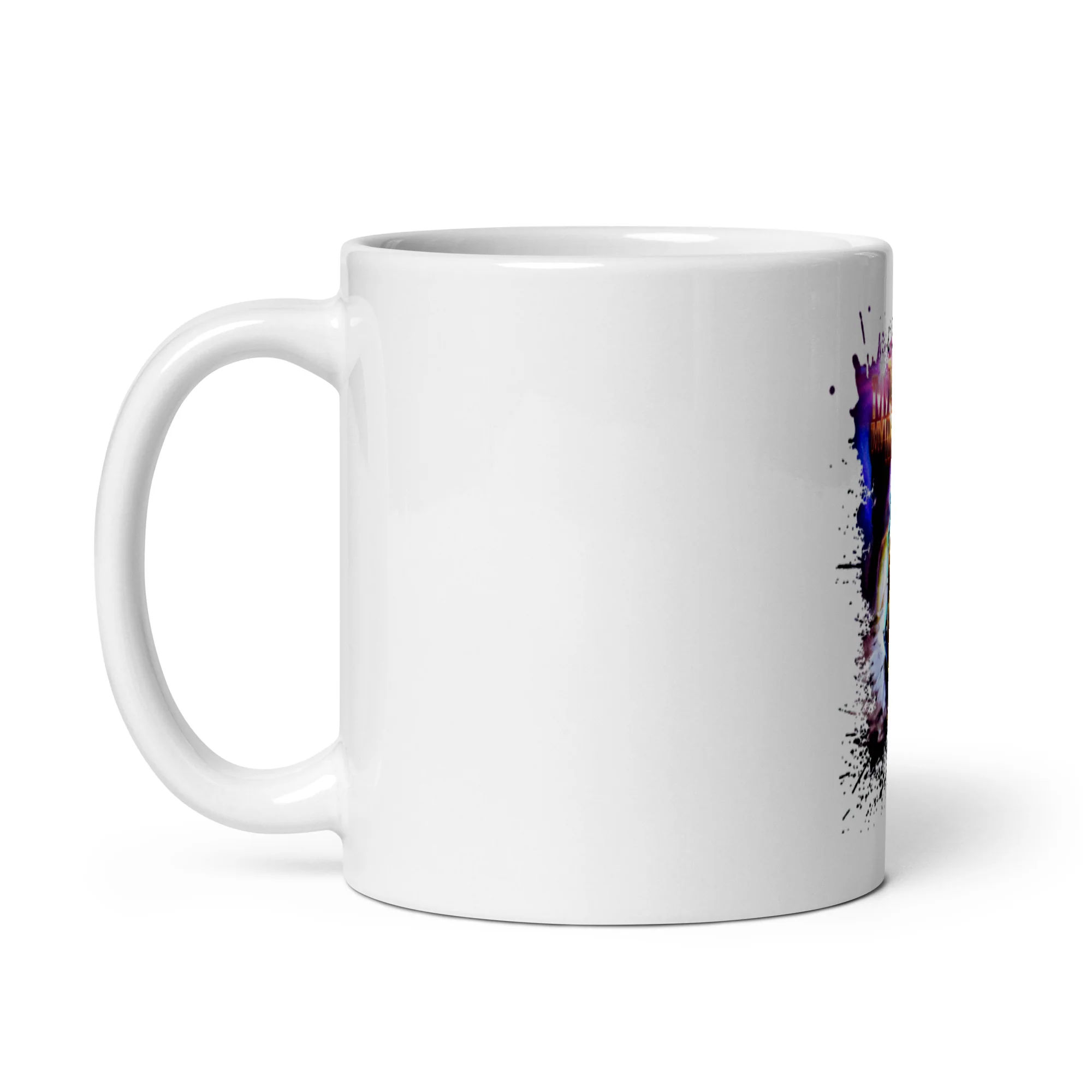 ABIDAN'S ALBUM - MY THRONE MY WISDOM - WHITE GLOSSY MUG - Image 2