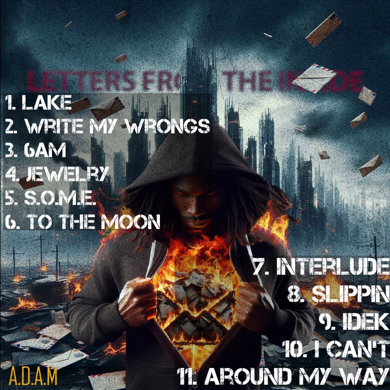 B.L.K. ADAM - LETTERS FROM THE INSIDE (MP3) - Image 2