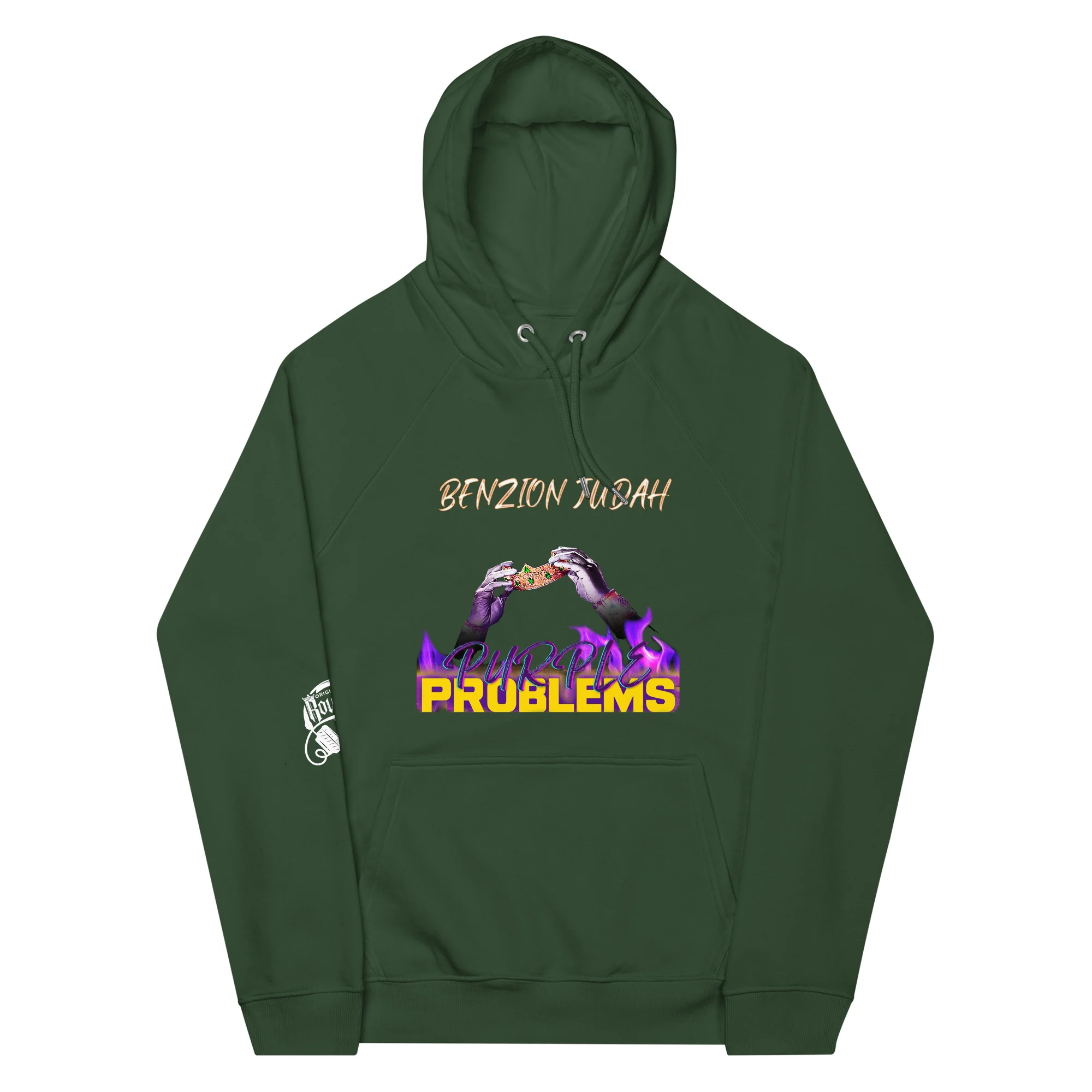 BENZION JUDAH - PURPLE PROBLEMS - HOODIE (MULTI-COLOR) - Image 4