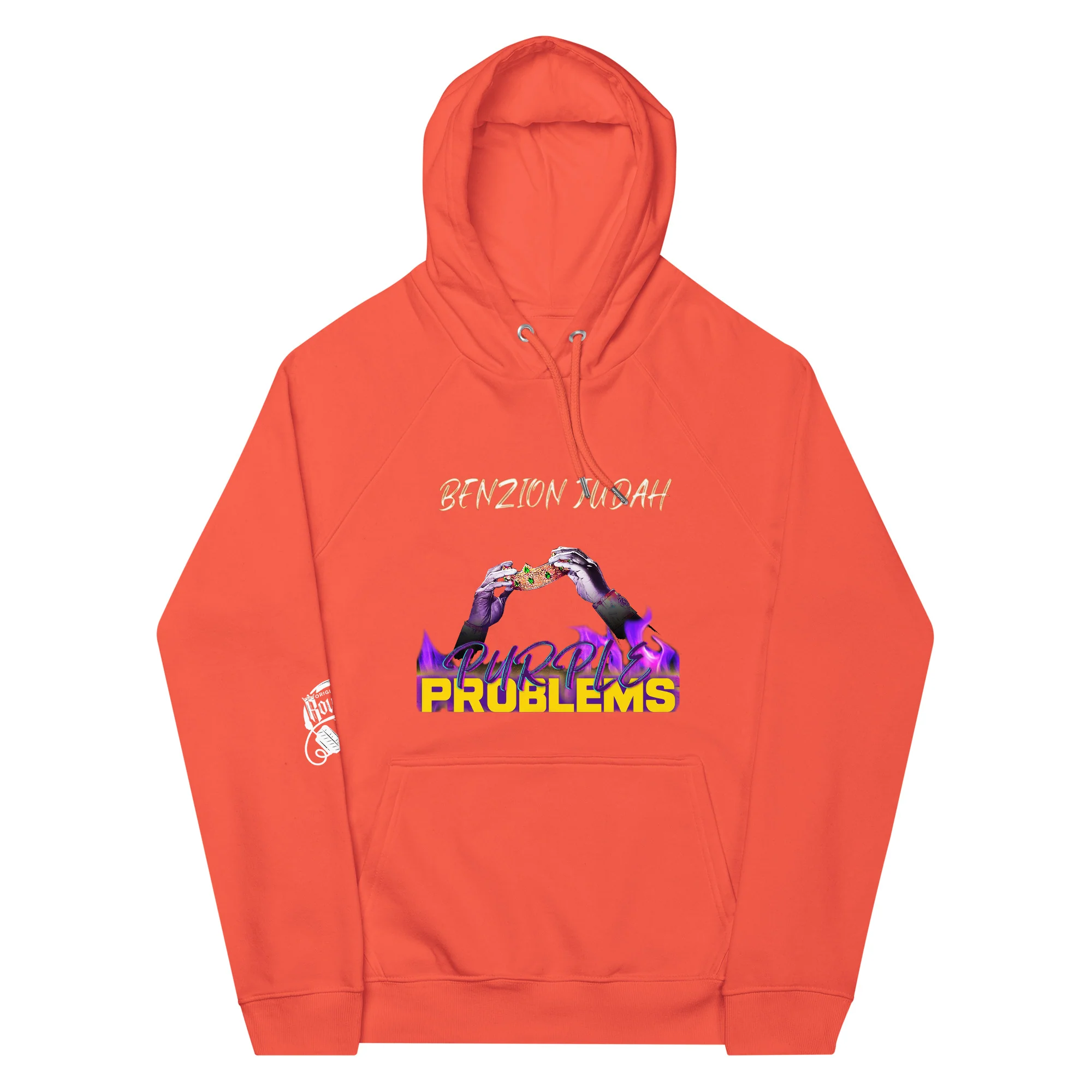 BENZION JUDAH - PURPLE PROBLEMS - HOODIE (MULTI-COLOR) - Image 5