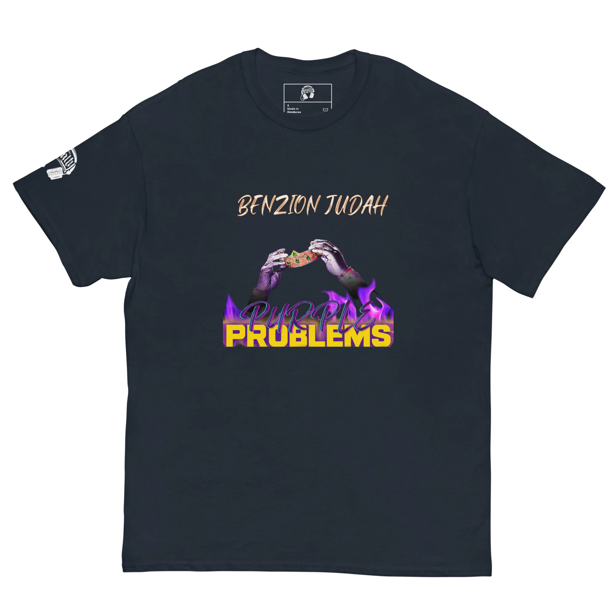 BENZION JUDAH - PURPLE PROBLEMS - T-SHIRT (MULTI-COLOR) - Image 3