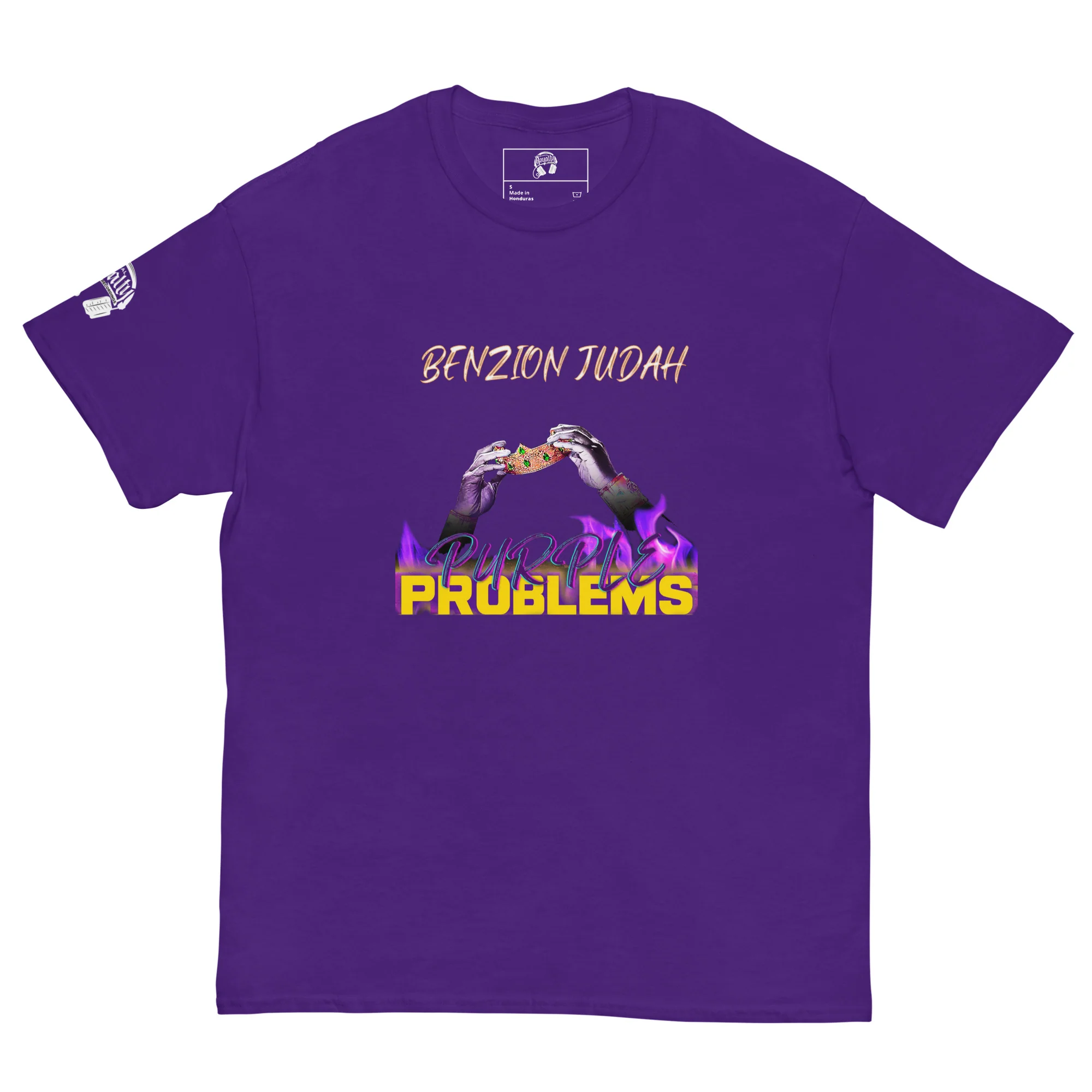BENZION JUDAH - PURPLE PROBLEMS - T-SHIRT (MULTI-COLOR) - Image 4