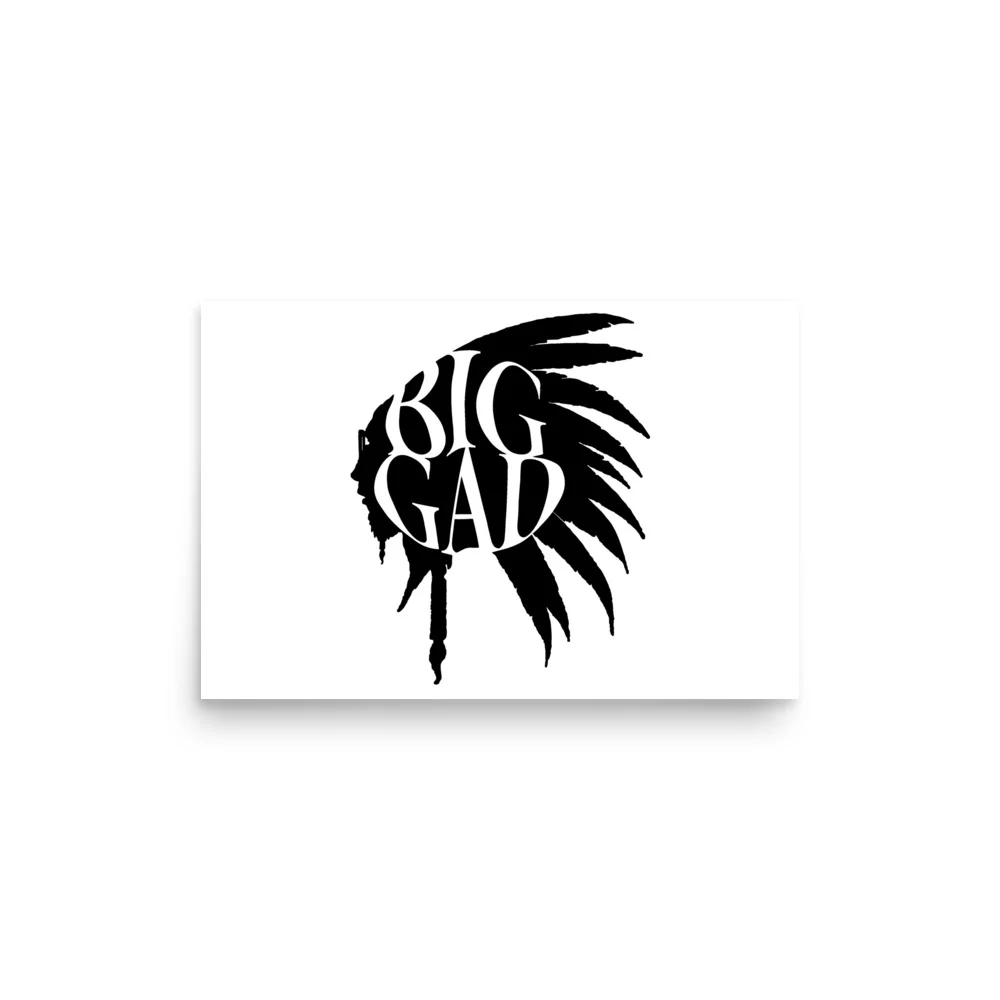 BIG GAD - FOOL PROOF ALBUM - PHOTO PAPER POSTER - Image 3