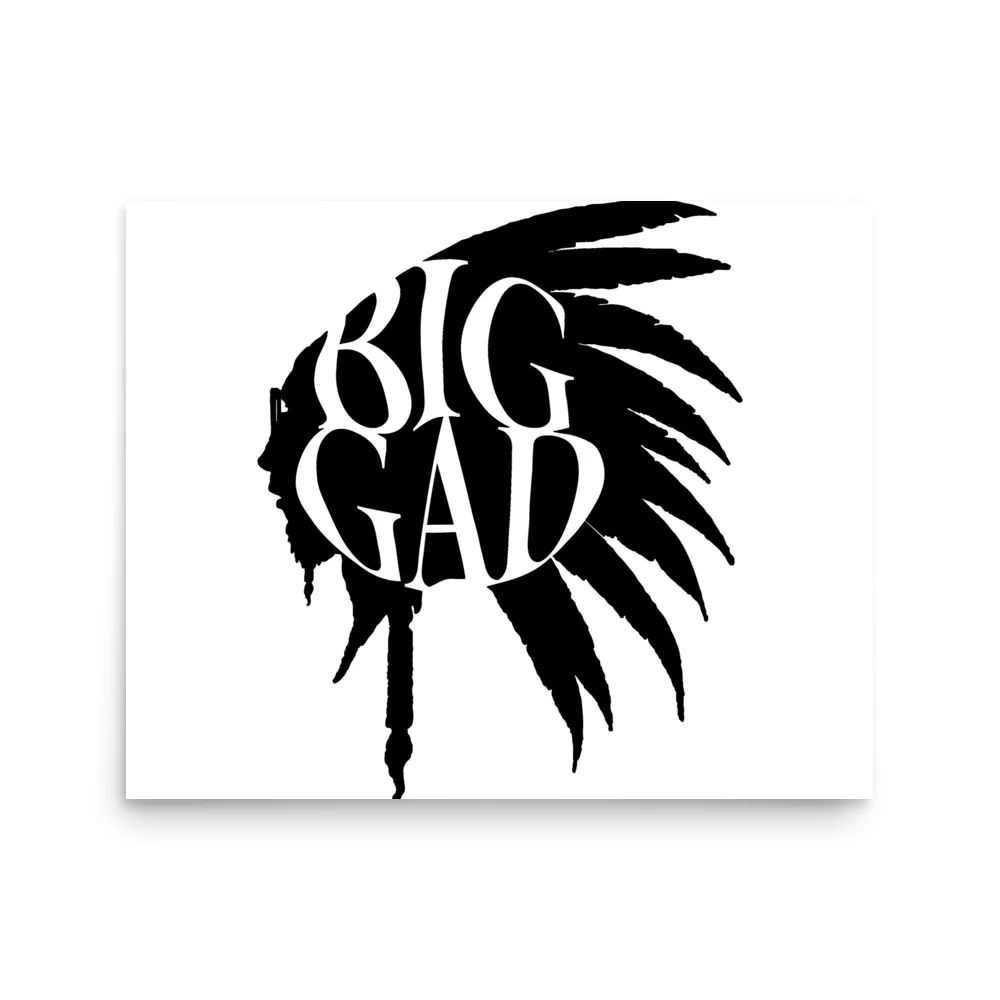 BIG GAD - FOOL PROOF ALBUM - PHOTO PAPER POSTER - Image 6