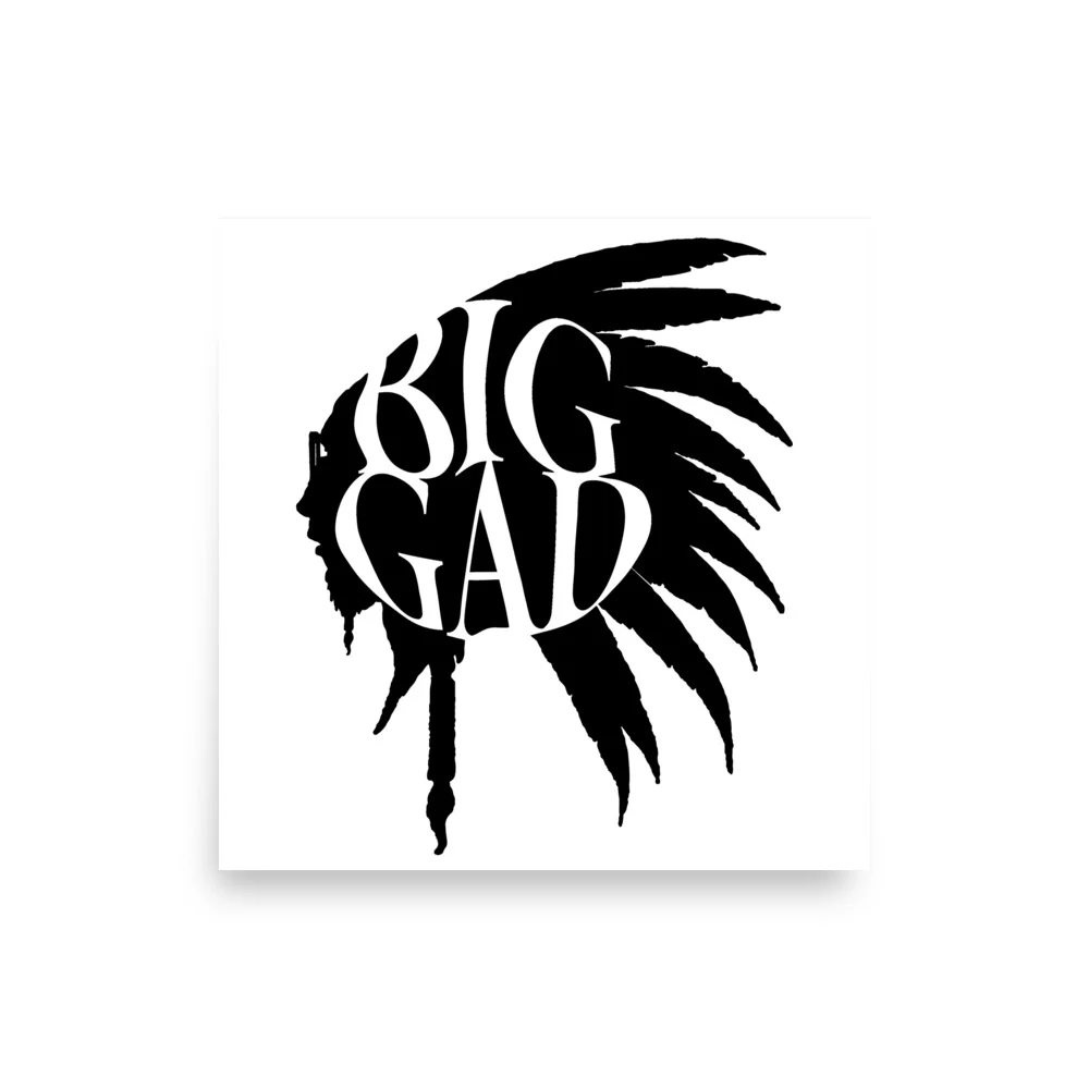 BIG GAD - FOOL PROOF ALBUM - PHOTO PAPER POSTER - Image 7