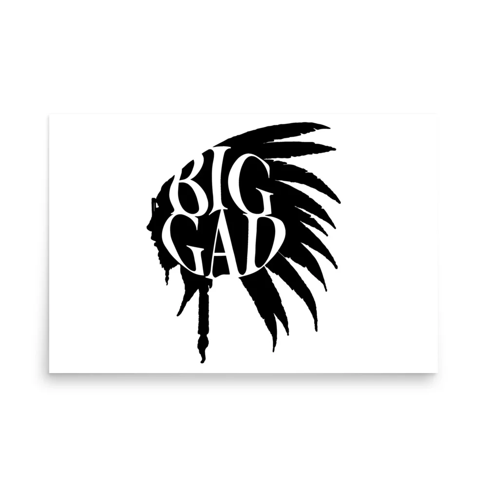 BIG GAD - FOOL PROOF ALBUM - PHOTO PAPER POSTER - Image 9