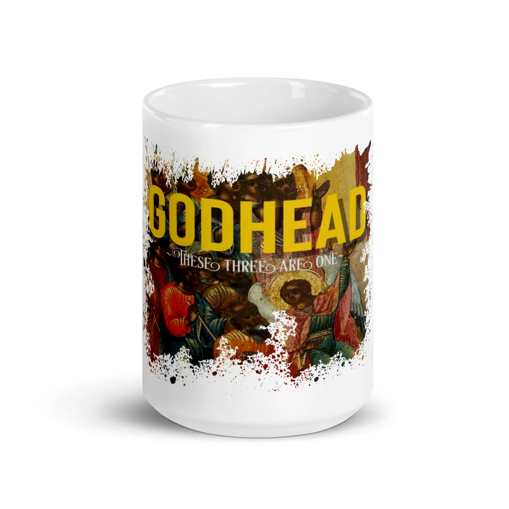 GODHEAD - THESE THREE ARE ONE ALBUM - WHITE GLOSSY MUG - Image 6