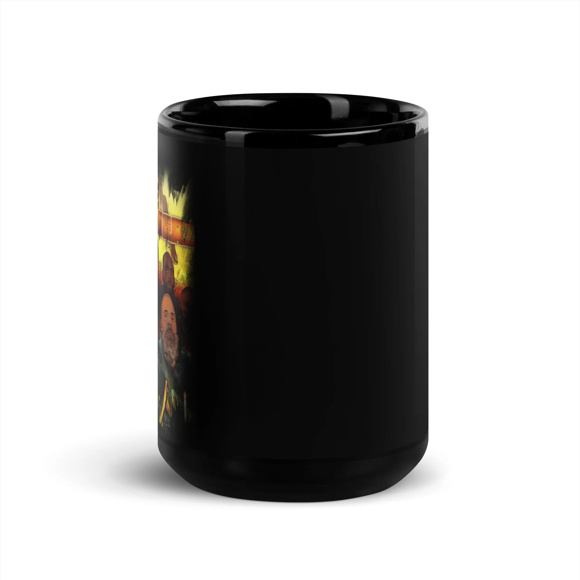 JAHLEEL MUSIC - THE MESSENGERS ALBUM - BLACK GLOSSY MUG - Image 6