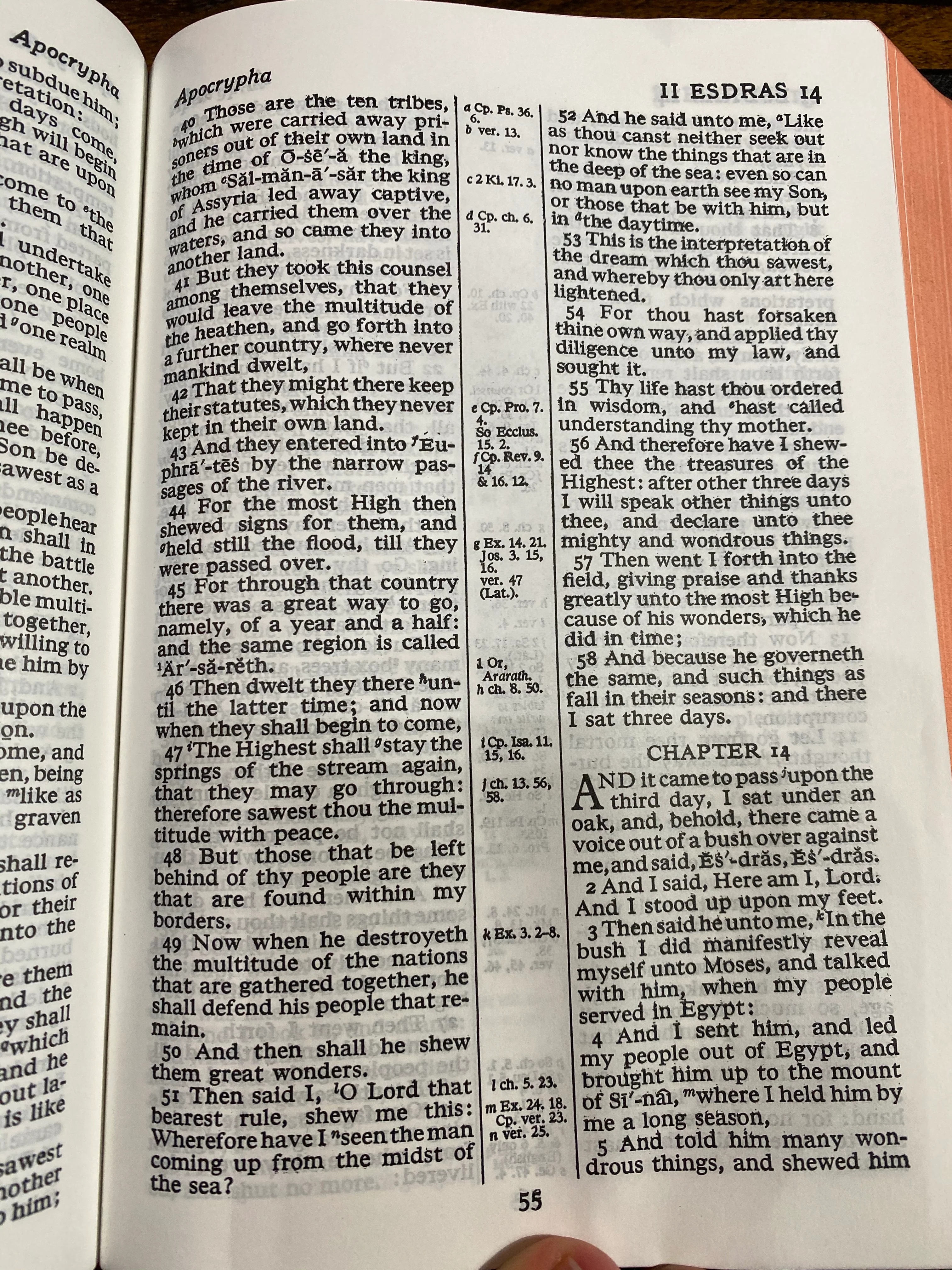 KJV CAMEO REFERENCE BIBLE W/ APOCRYPHA PREMIUM BIBLE - Image 5