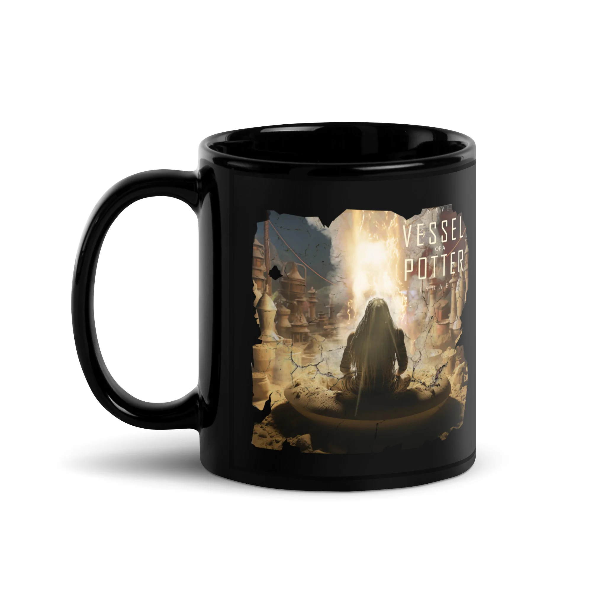 NAVI - VESSEL OF A POTTER ALBUM - BLACK GLOSSY MUG - Image 2