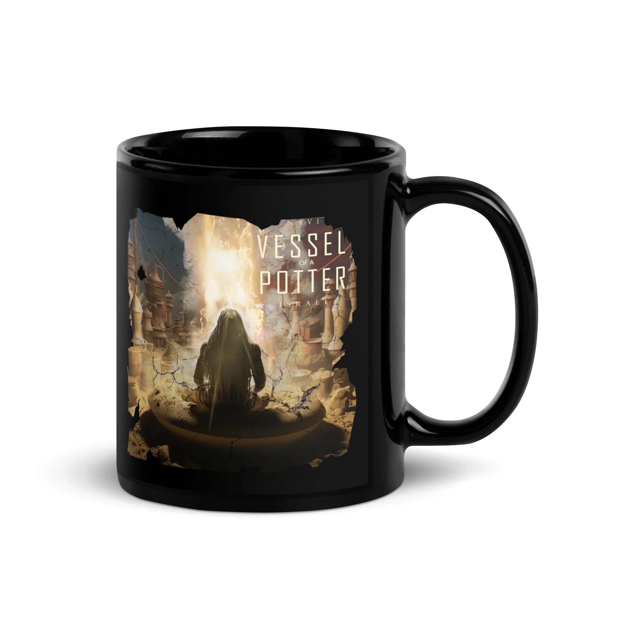 NAVI - VESSEL OF A POTTER ALBUM - BLACK GLOSSY MUG - Image 3