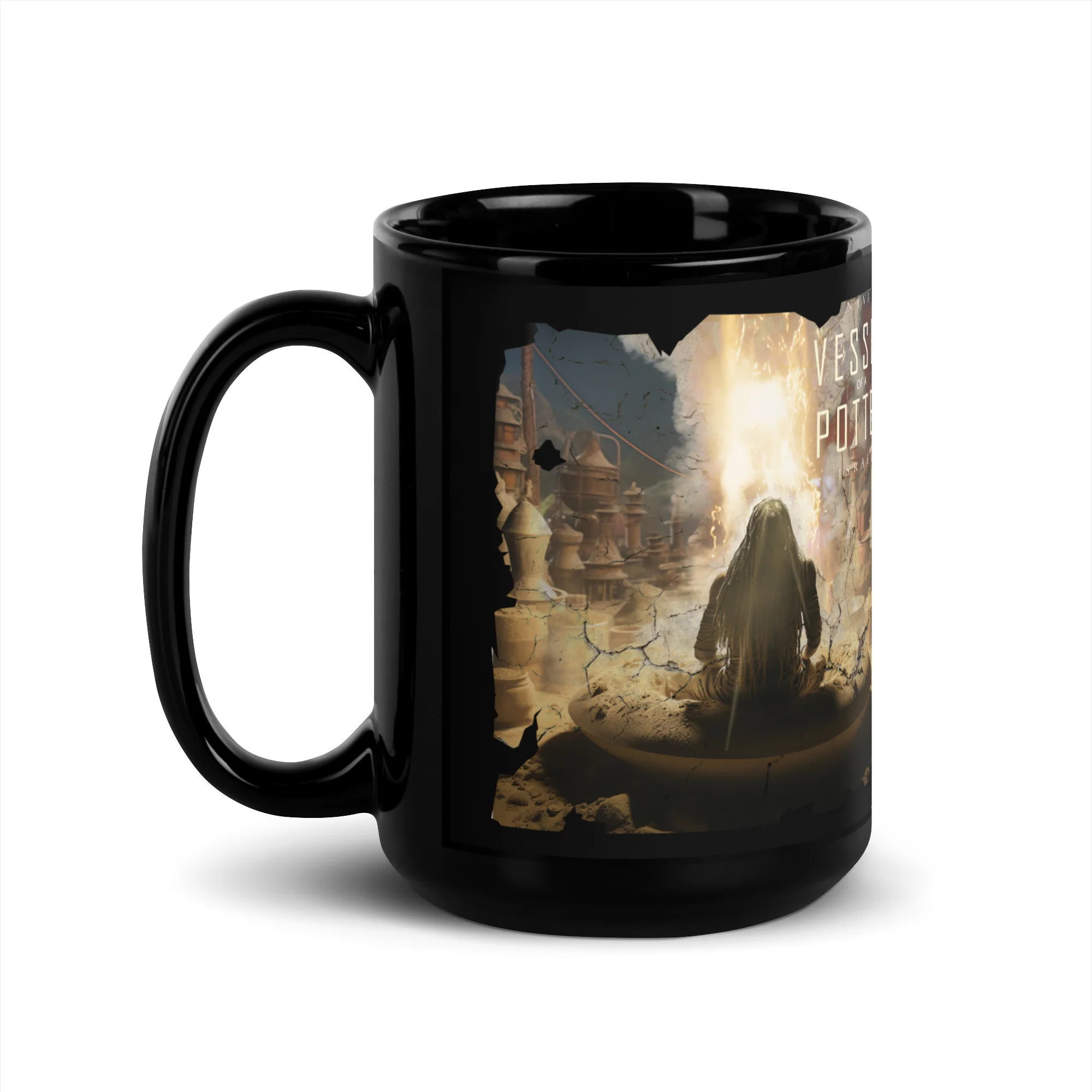 NAVI - VESSEL OF A POTTER ALBUM - BLACK GLOSSY MUG - Image 5