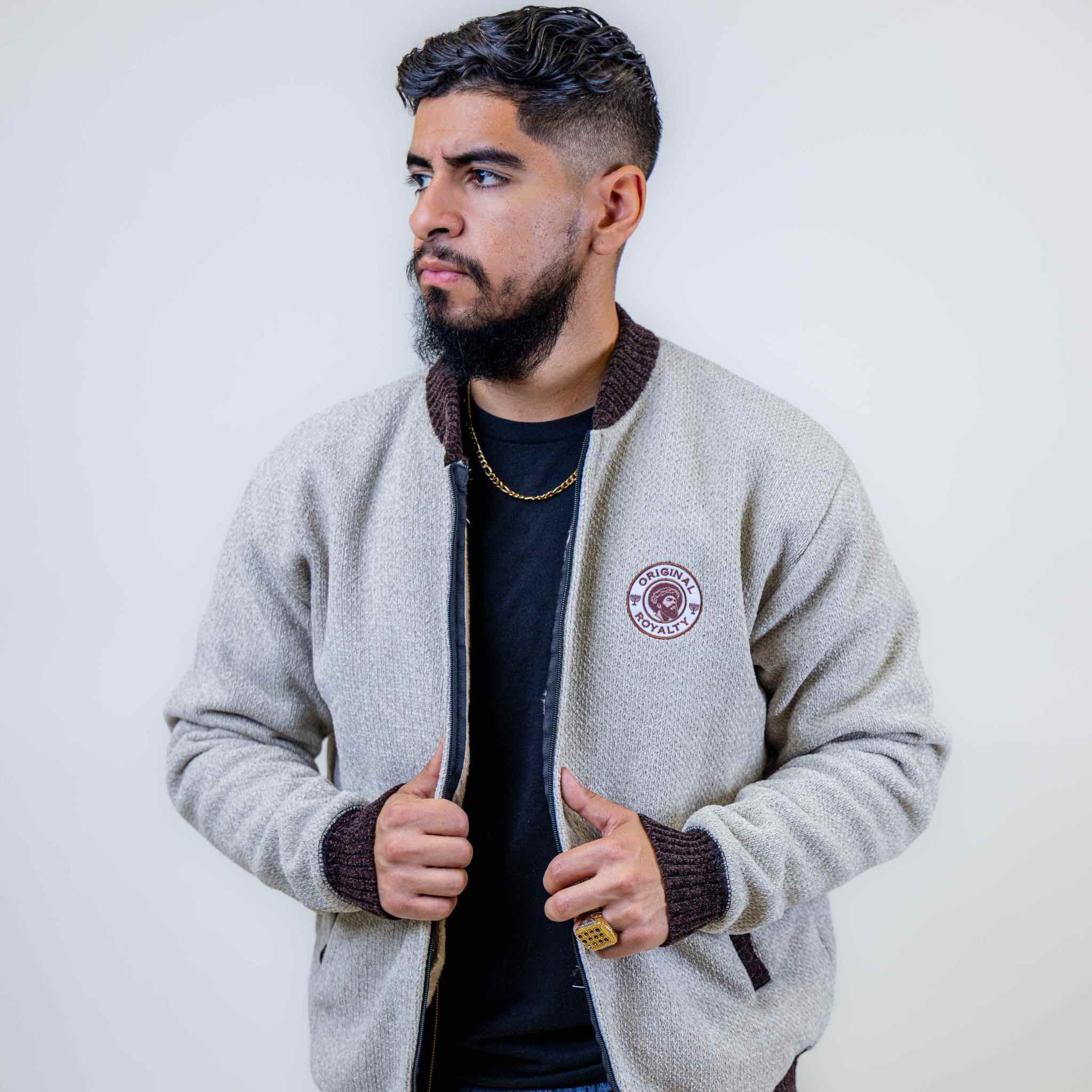OR FLEECE LINED ZIP CARDIGAN - Image 3