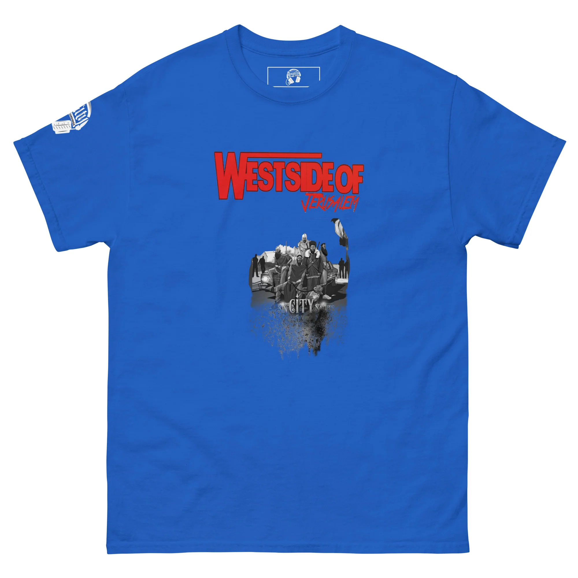 SIN CITY SAINTS - WEST OF JERUSALEM ALBUM - T-SHIRT (MULTI-COLOR)