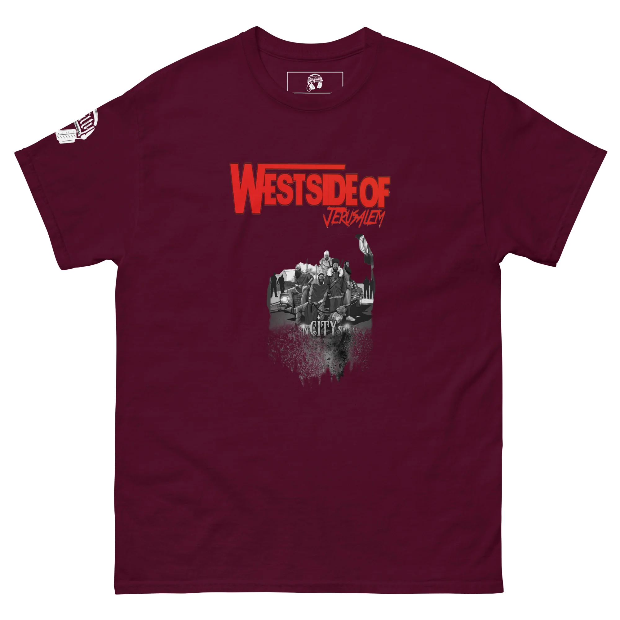 SIN CITY SAINTS - WEST OF JERUSALEM ALBUM - T-SHIRT (MULTI-COLOR) - Image 2