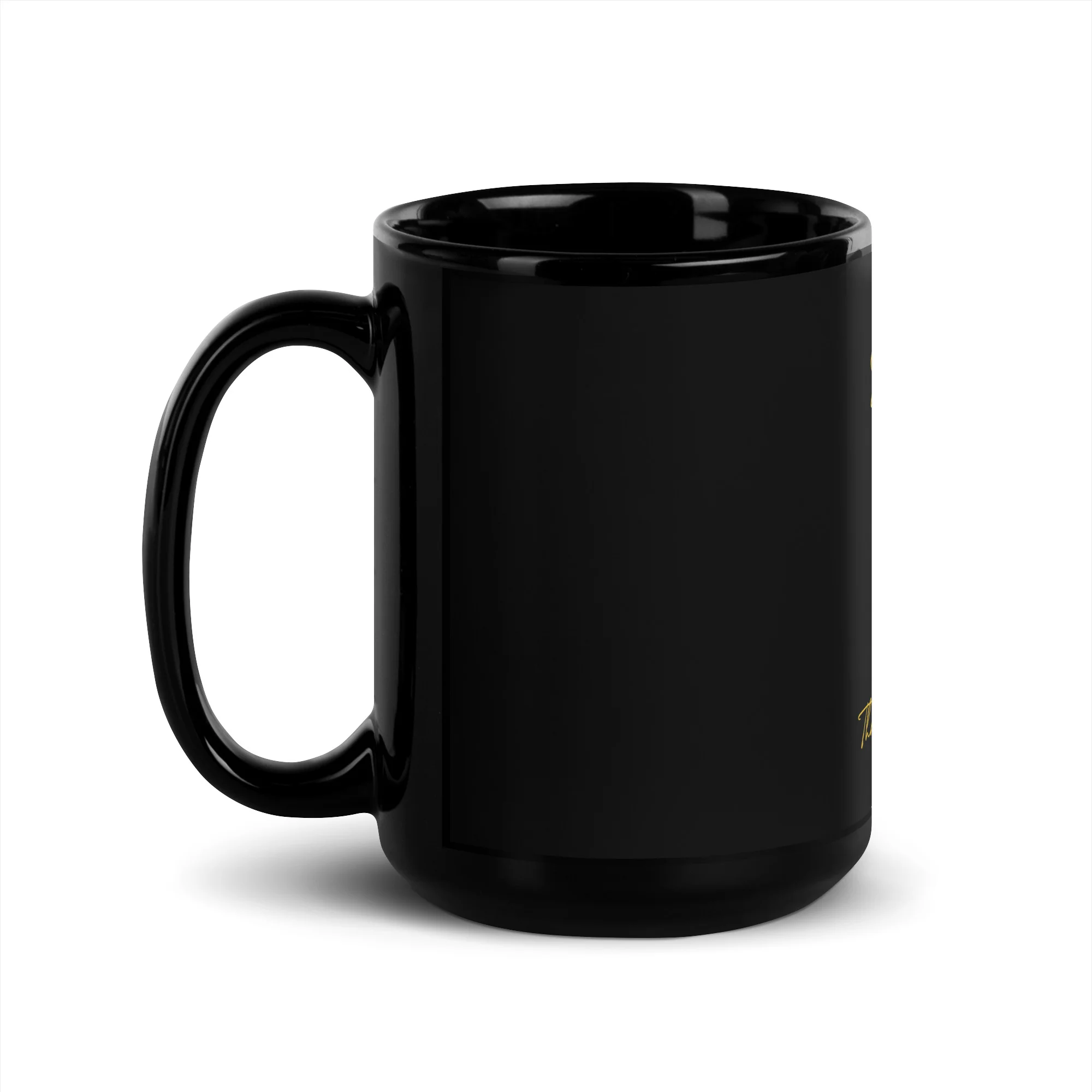 SISTER ZEE - THROUGH THE FIRE - BLACK GLOSSY MUG - Image 4