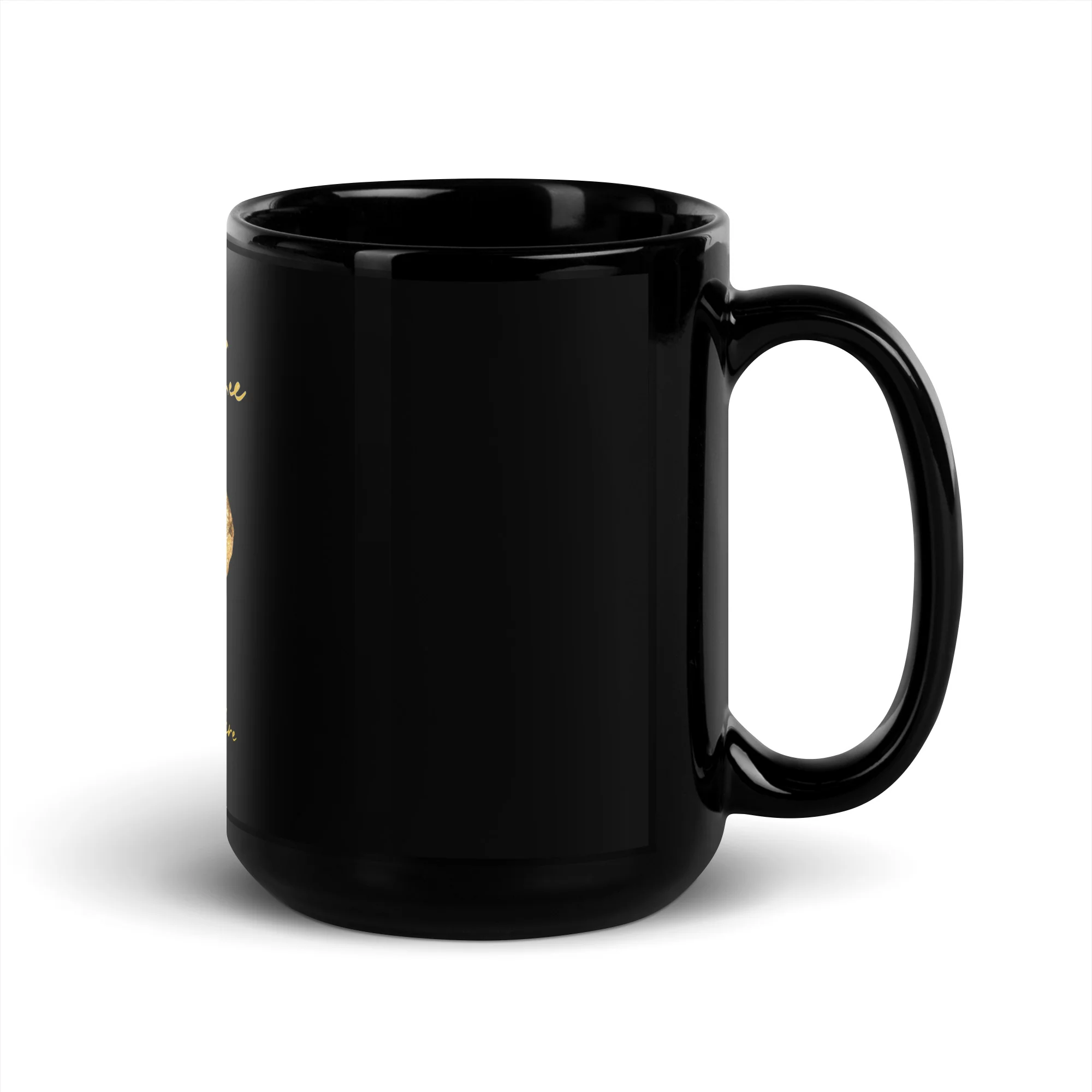 SISTER ZEE - THROUGH THE FIRE - BLACK GLOSSY MUG - Image 5