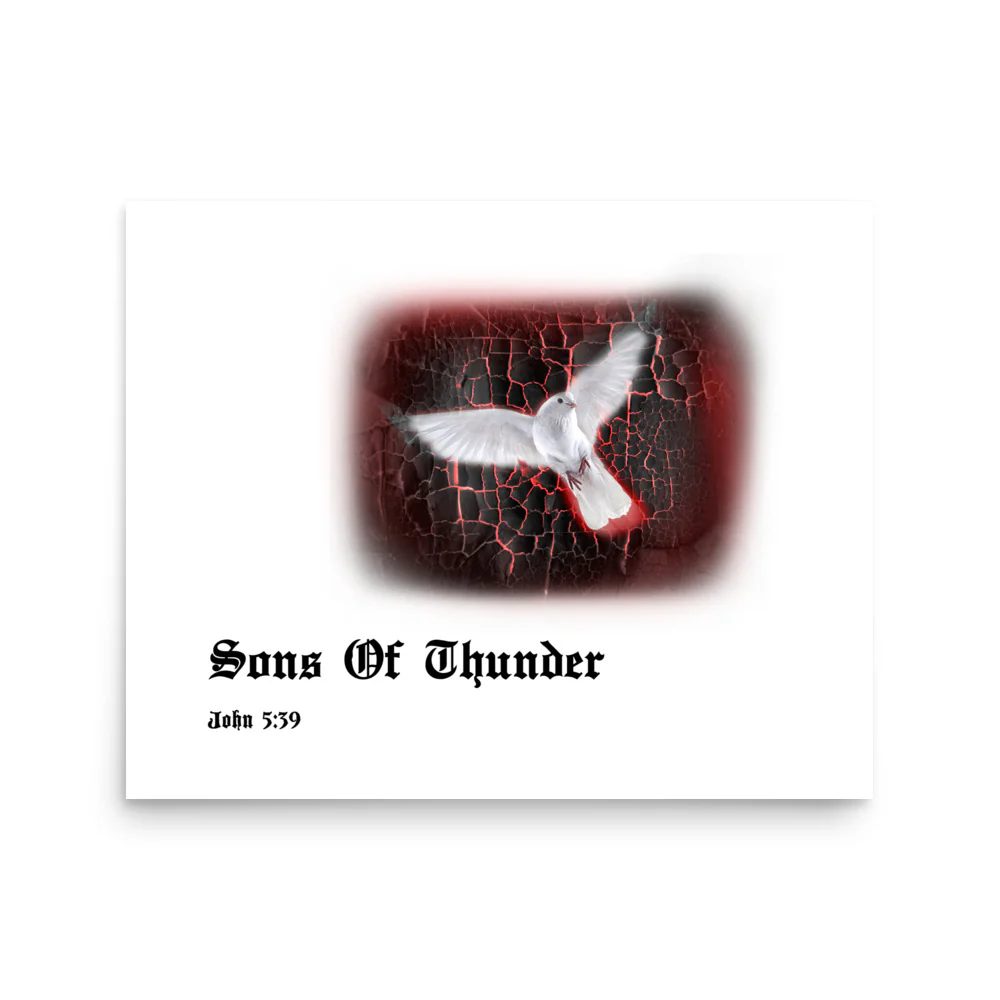 SONS OF THUNDER - JOHN 5:39 ALBUM - PHOTO PAPER POSTER - Image 6