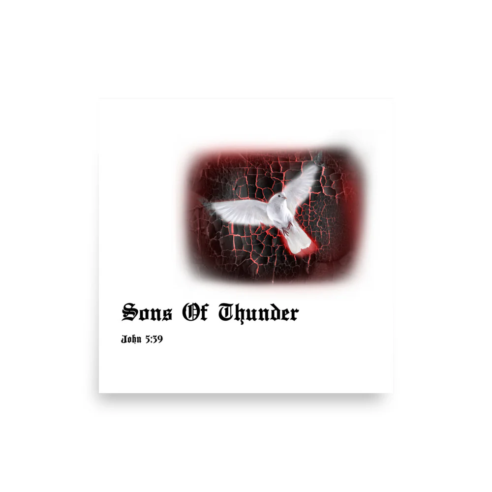 SONS OF THUNDER - JOHN 5:39 ALBUM - PHOTO PAPER POSTER - Image 7