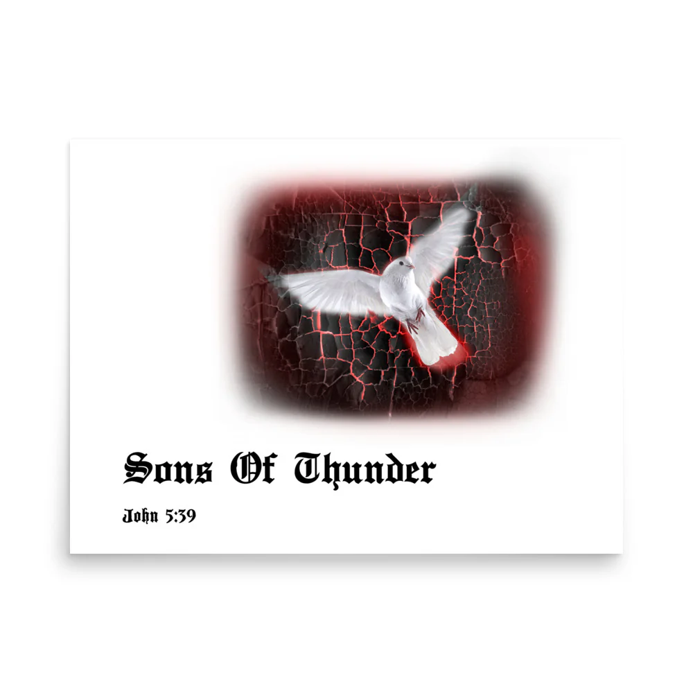 SONS OF THUNDER - JOHN 5:39 ALBUM - PHOTO PAPER POSTER - Image 8