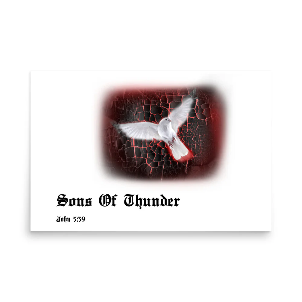 SONS OF THUNDER - JOHN 5:39 ALBUM - PHOTO PAPER POSTER - Image 9