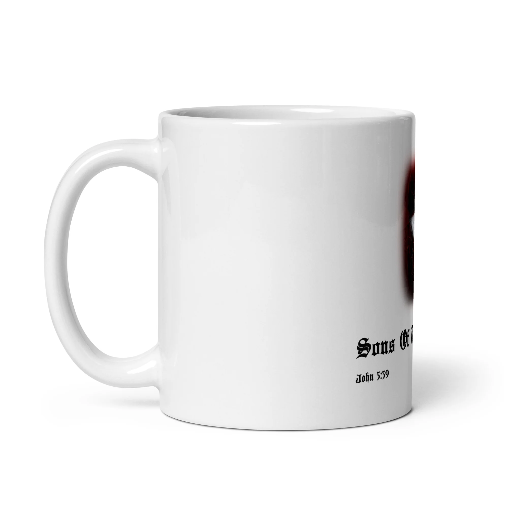 SONS OF THUNDER - JOHN 5:39 ALBUM - WHITE GLOSSY MUG - Image 2