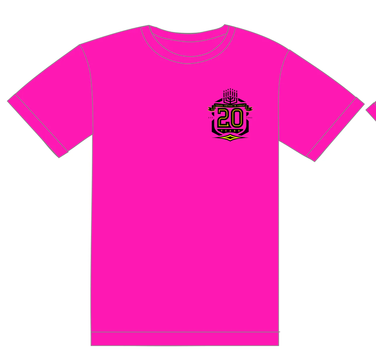 Women's IUIC 20th Anniversary Embroidered Tee - Image 2