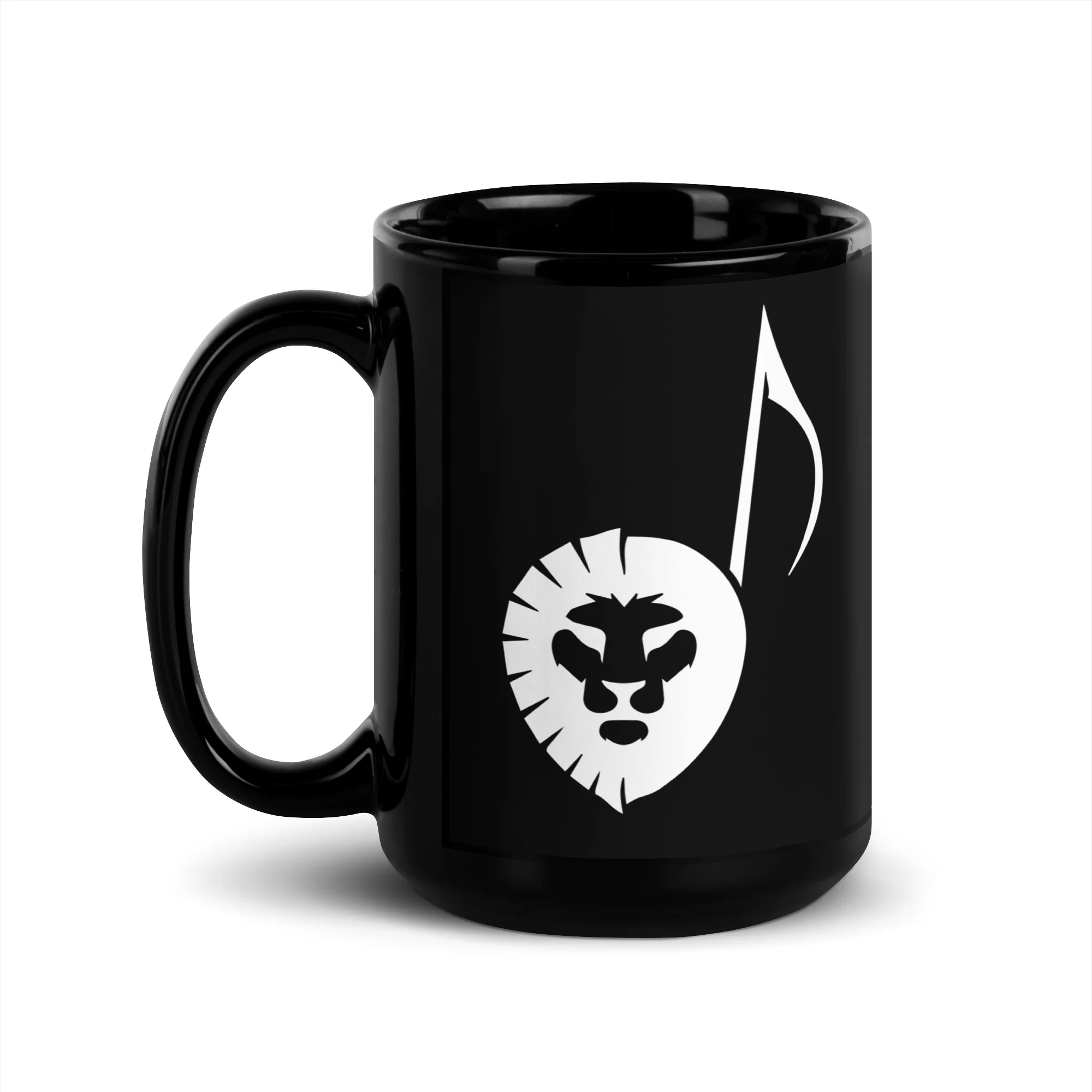 ZIMRAH - HEAR MY PRAYER ALBUM - BLACK GLOSSY MUG - Image 4